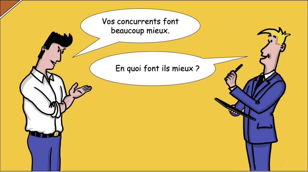 Responder a la objeción con una pregunta.