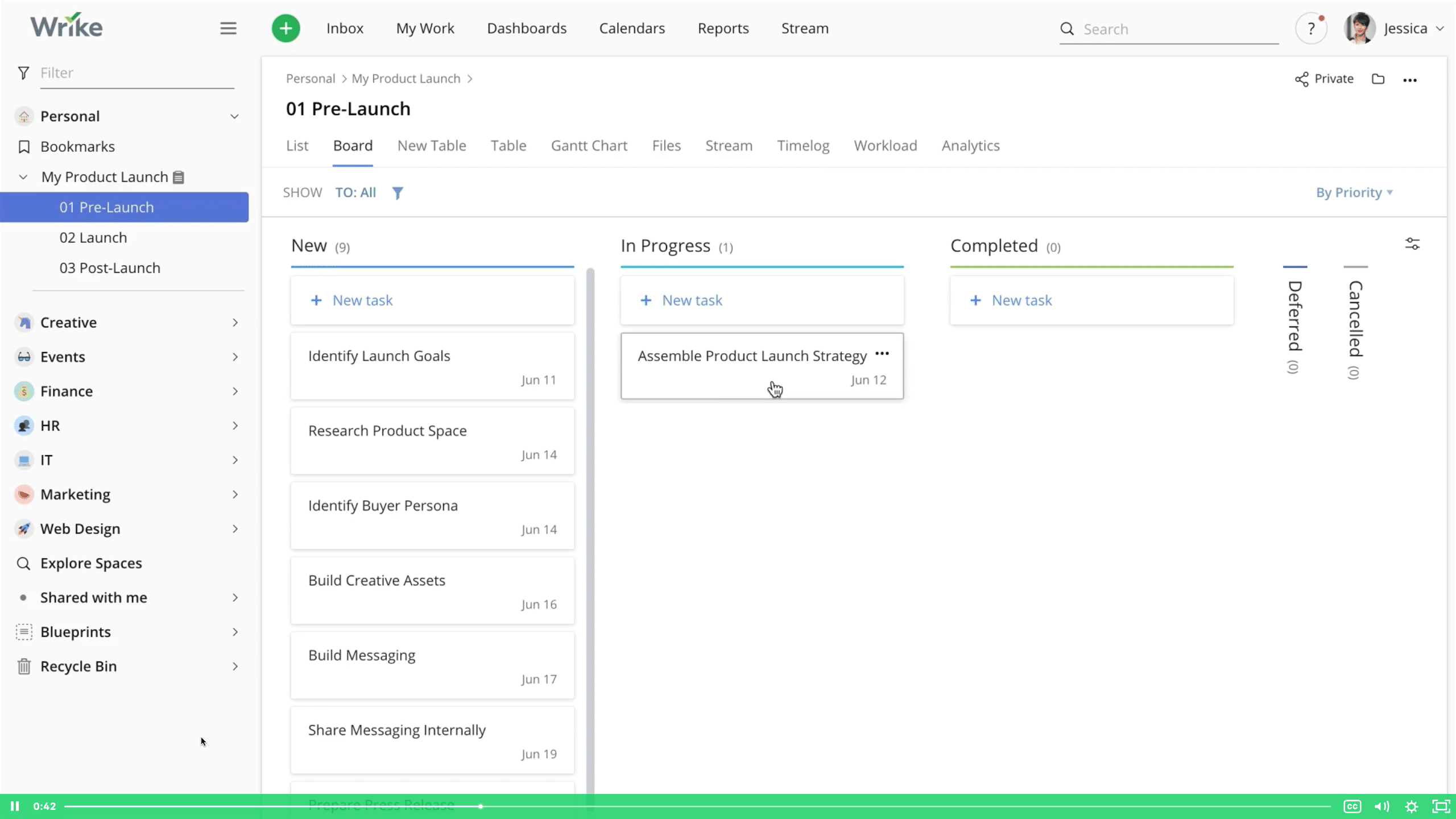 Wrike, a tool suitable for large teams