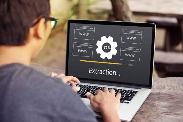 Illustration article web scraping