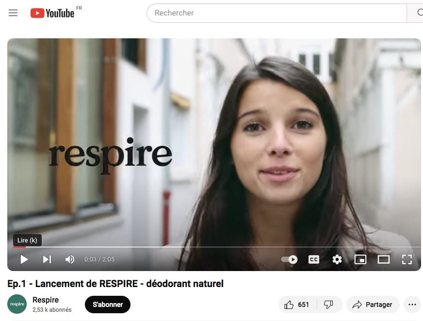Campagne Respire, exemple de stratégie de personal branding