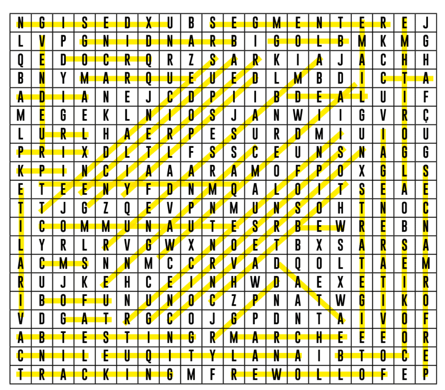 Verborgen woorden marketing oplossing