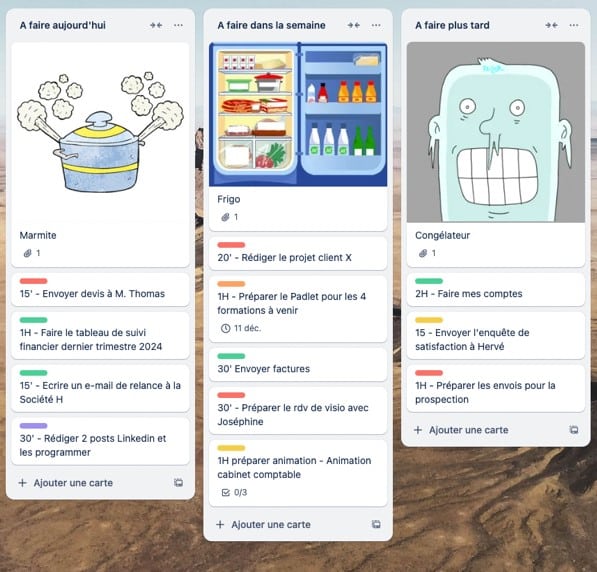 Journal de bord visuel