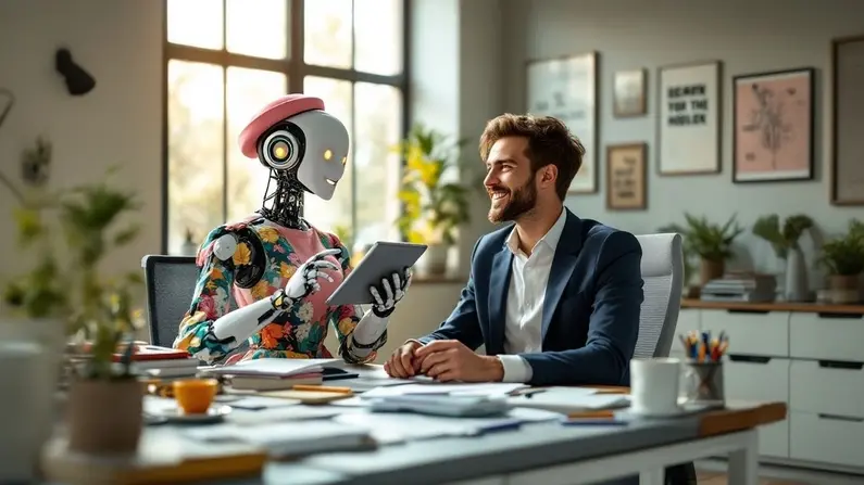 Ilustración AI agente artículo