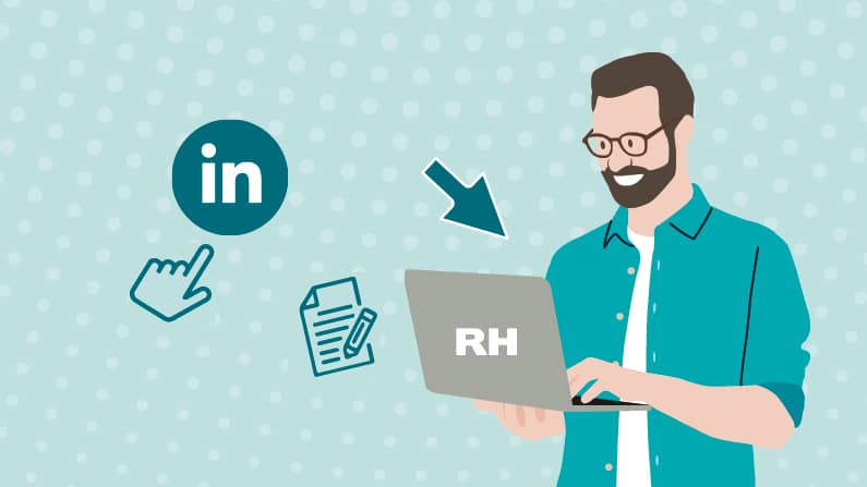 Illustration de la fiche pratique - recruter avec les réseaux sociaux