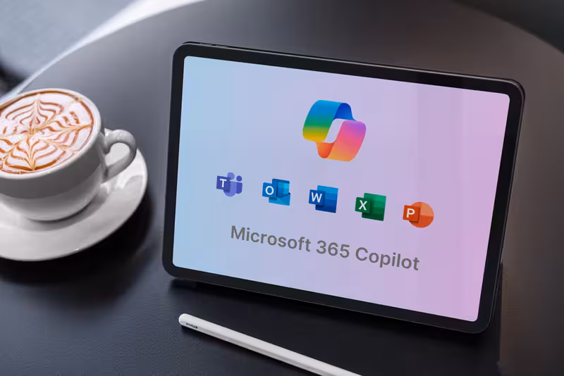 Illustratie van Copilot-artikel voor Microsoft 365