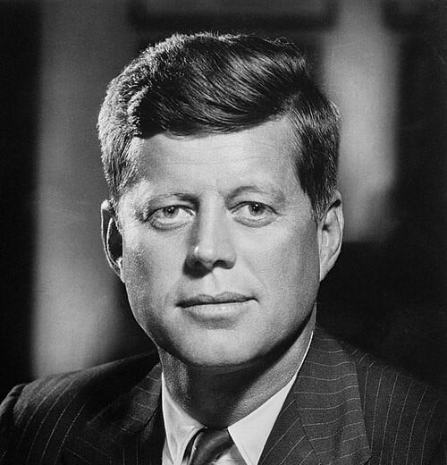 John F. Kennedy, American statesman