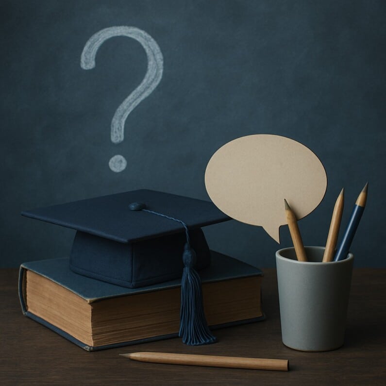 Illustration de la citation "Qui a peur de poser des questions a honte d’apprendre". Proverbe danois