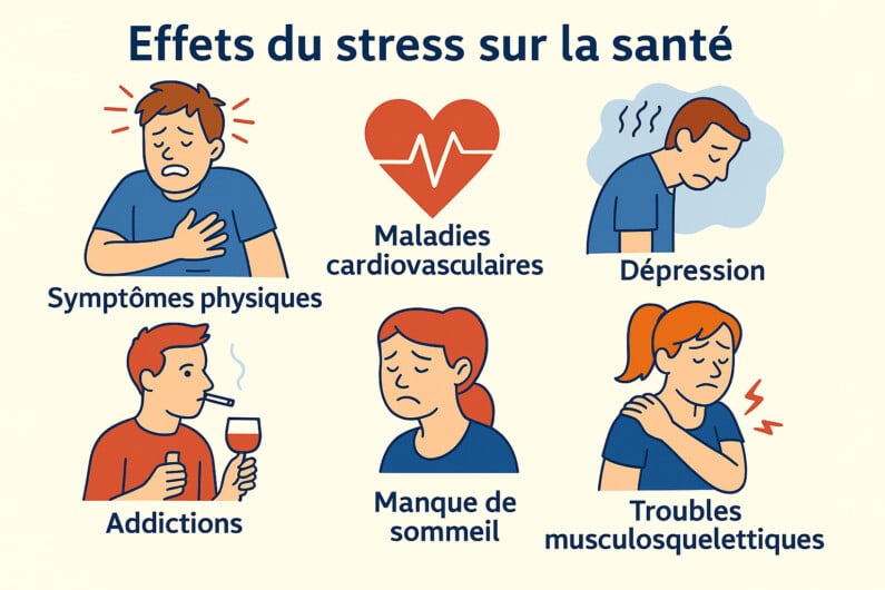 les effets du stress sur la santé