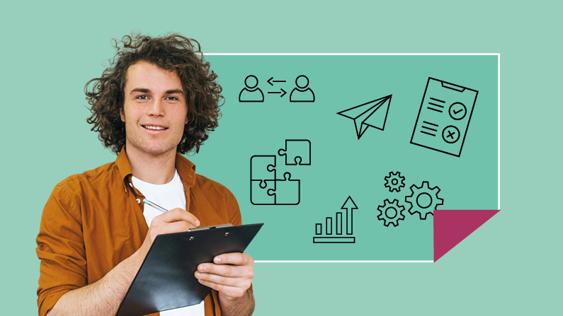 Illustratie van de praktische gids voor een succesvolle start van je carrière