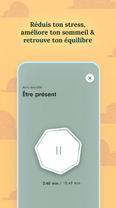 Ilustración de la aplicación de gestión del estrés Seven Mind