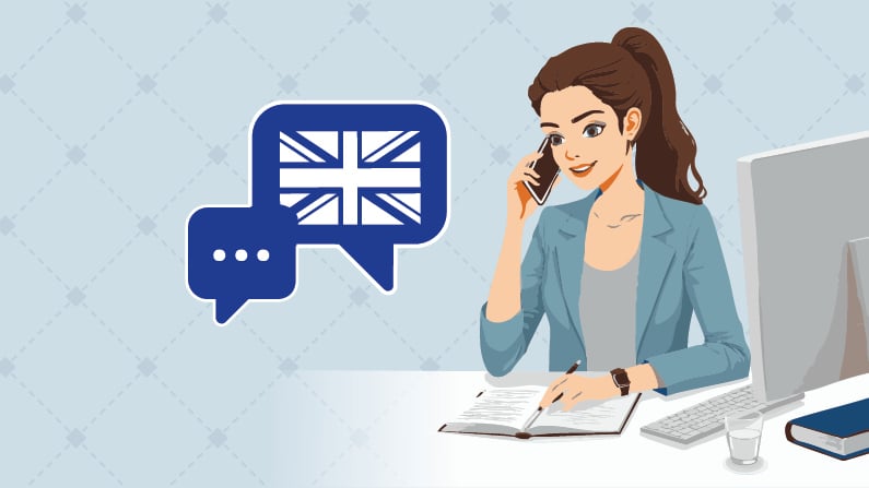 Illustration de la fiche pratique - Développement personnel - Anglais - Prendre un appel 1/2