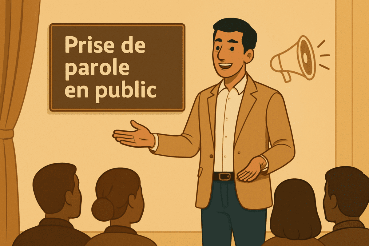 Illustration pour les citations sur la prise de parole en public