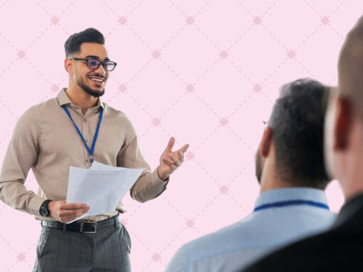 Illustratie van het praktische blad Een vergadering in het Engels beginnen, om te beginnen