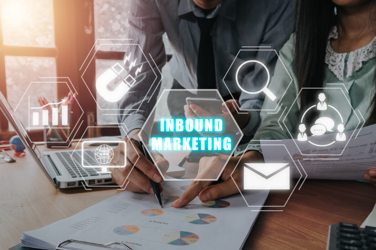 Illustration of the article on inbound marketing