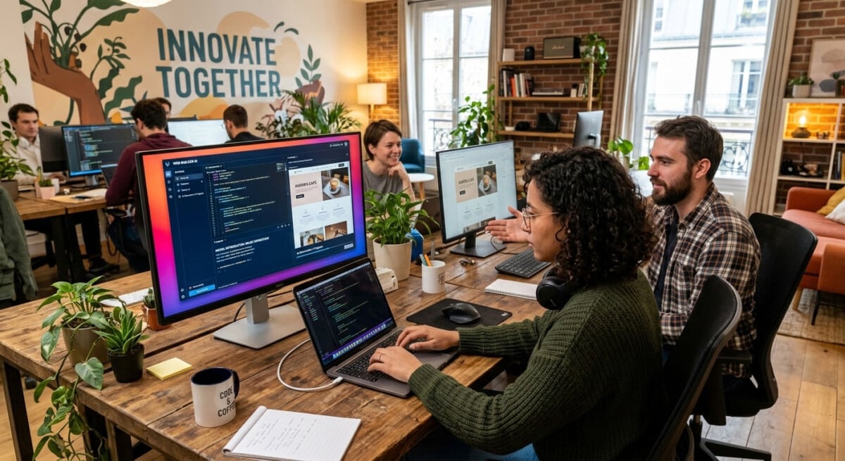 Illustratie artikel Een website ontwikkelen met AI