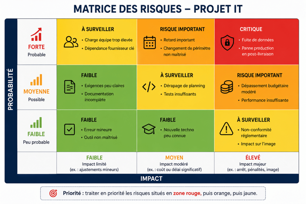 Matriz de riesgos de proyectos de TI