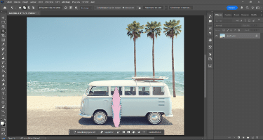 Photoshop : outil de détourage avec la sélection d’objet « Détecter »