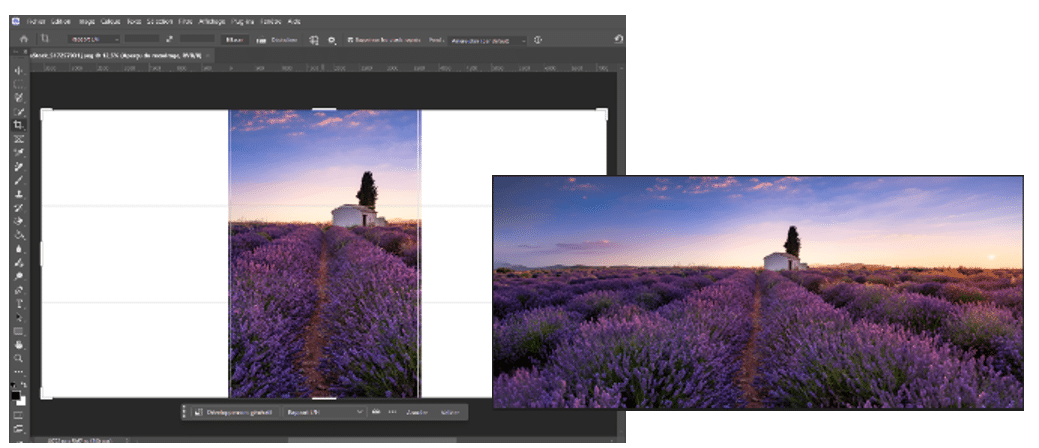 Photoshop : outil développement génératif