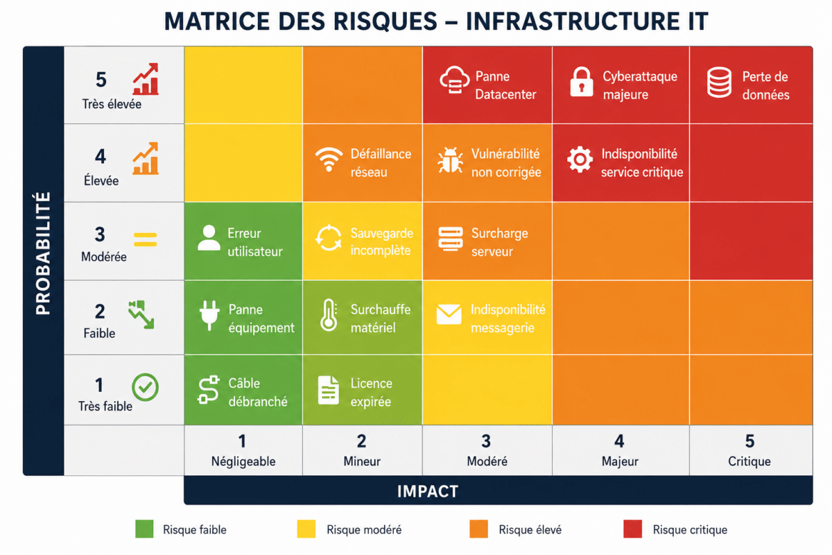 IT infrastructure risk matrix