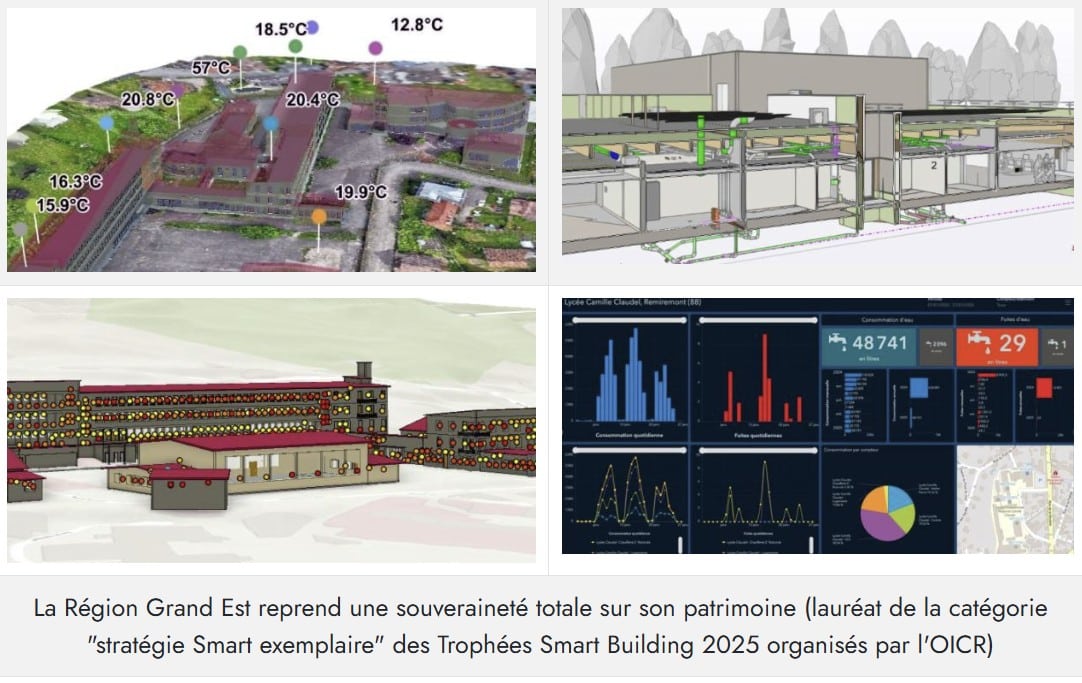 Image d'illustration de l'article sur le smart building au service des collectivités territoriale : région Grand Est